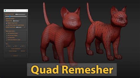 Quick test with Quad Remesher in 3dsMax. . Quad remesher 3ds max